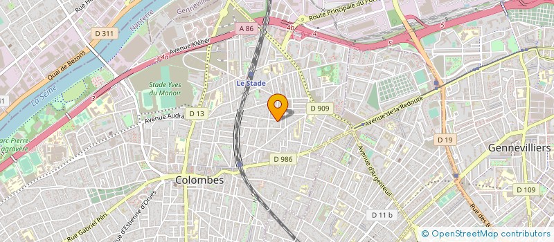 localisation de l'entreprise 440 127 462   COLOMBES