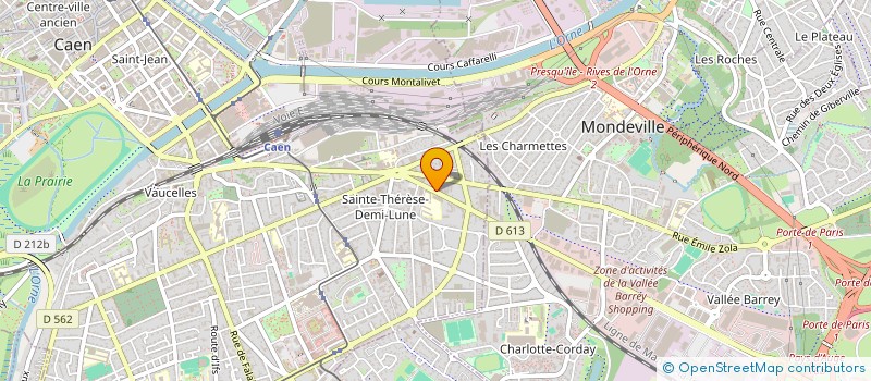 localisation de l'entreprise 440 187 599  à CAEN