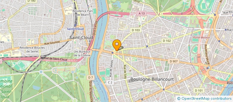 localisation de l'entreprise 440 338 713 à BOULOGNE-BILLANCOURT