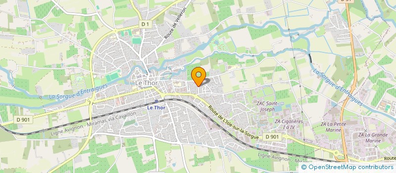 localisation de l'entreprise 440 506 855   LE THOR