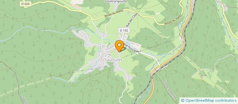 localisation de l'entreprise 440 525 590   SAULXURES