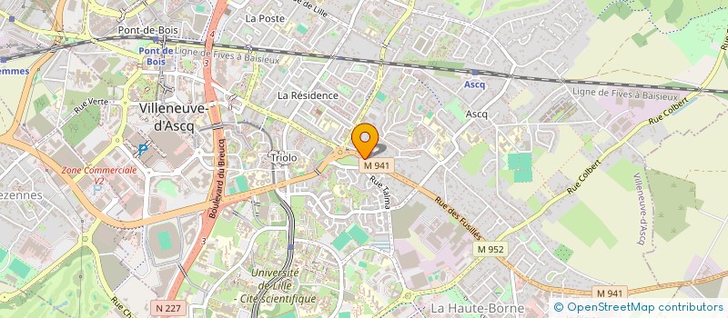 localisation de l'entreprise 440 608 768   VILLENEUVE-D'ASCQ