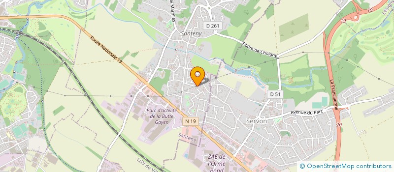 localisation de l'entreprise 440 631 562   SANTENY