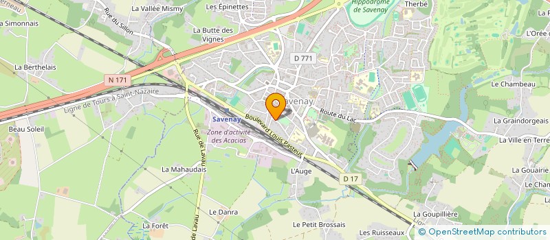 localisation de l'entreprise 440 668 374   SAVENAY