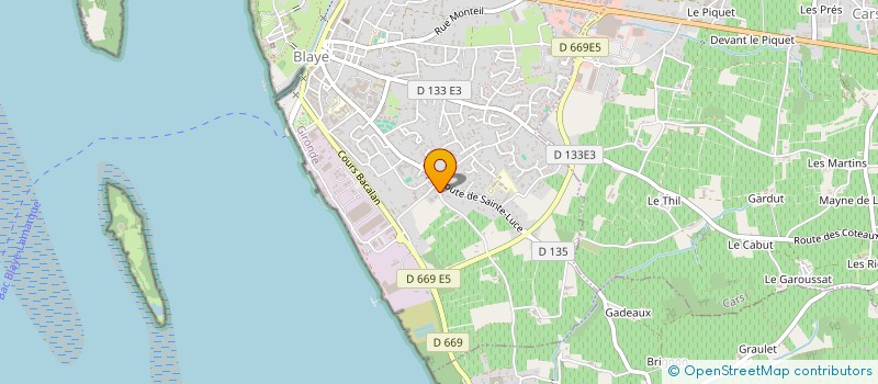 localisation de l'entreprise 440 798 494  à BLAYE