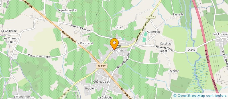 localisation de l'entreprise 440 834 232   PUGNAC