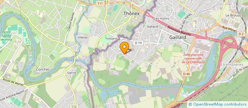 localisation de l'entreprise 440 858 934   FRANGY