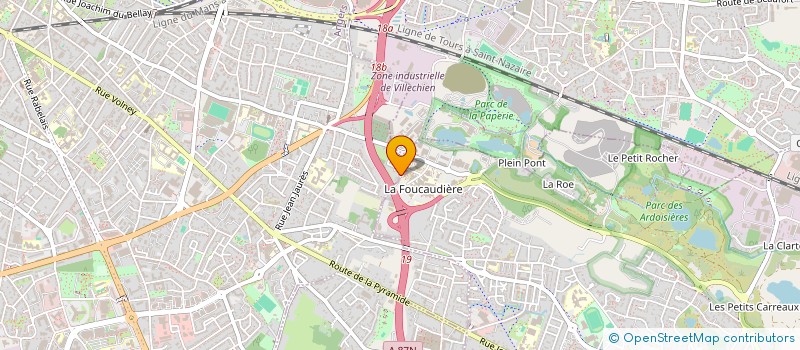 localisation de l'entreprise 440! à ANGERS