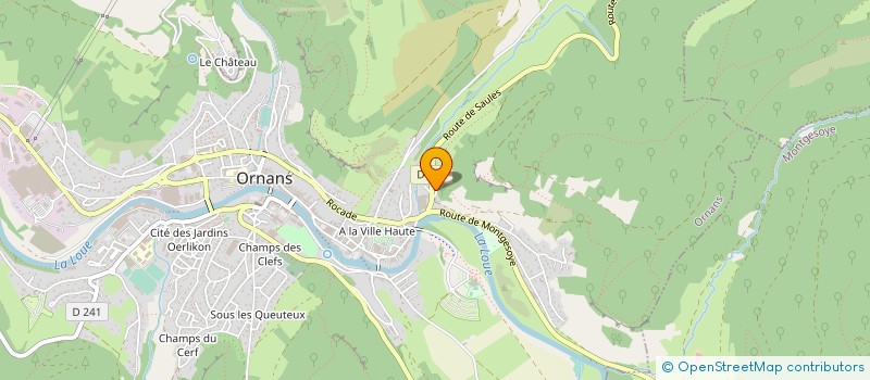 localisation de l'entreprise 441 189 305   ORNANS