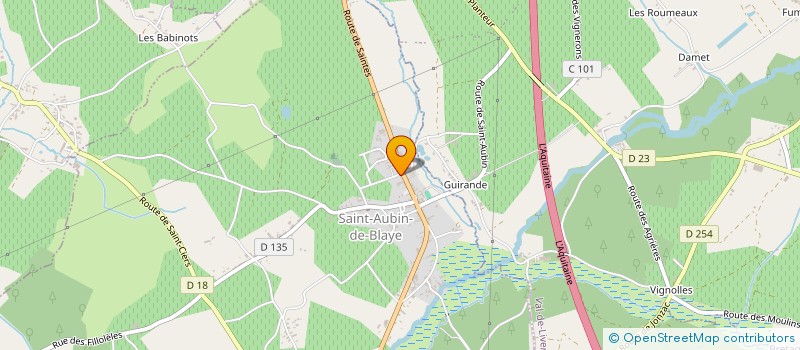 localisation de l'entreprise 441 272 721   SAINT-AUBIN-DE-BLAYE