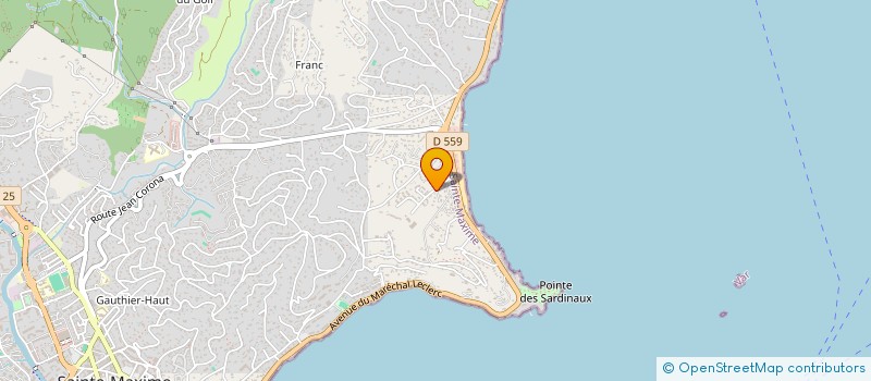 localisation de l'entreprise 441 312 287   SAINTE-MAXIME