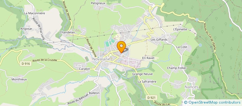 localisation de l'entreprise 441 360 575   NOVALAISE