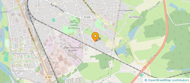 localisation de l'entreprise 441 397 981   YZEURE