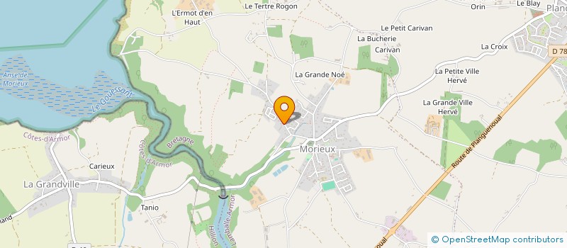 localisation de l'entreprise 441 558 707 à LAMBALLE-ARMOR