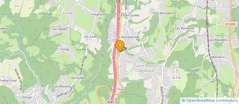 localisation de l'entreprise 441 677 861   SAINT-SYMPHORIEN-D'OZON