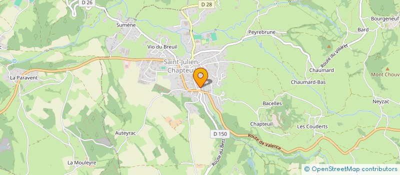 localisation de l'entreprise 441 730 959 à SAINT-JULIEN-CHAPTEUIL