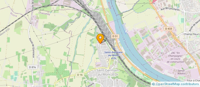 localisation de l'entreprise 441 823 648   COUZON-AU-MONT-D'OR