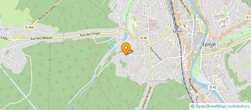 localisation de l'entreprise 441 876 190 à CHANTRAINE