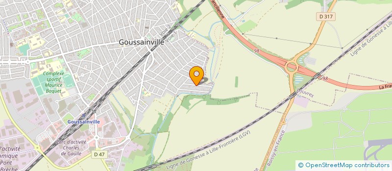 localisation de l'entreprise 441 950 672   GOUSSAINVILLE