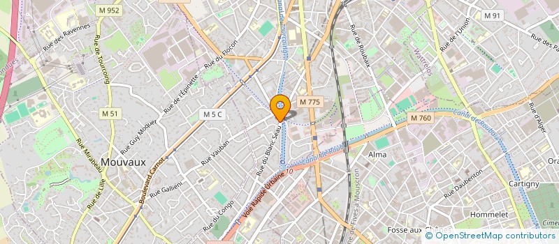 localisation de l'entreprise 442 073 938   TOURCOING