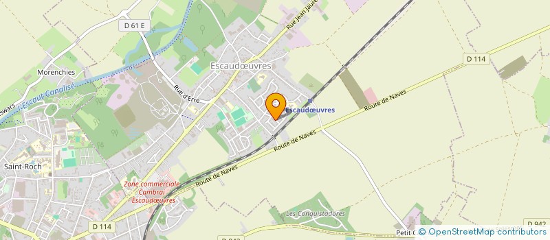 localisation de l'entreprise 442 077 426   ESCAUDUVRES