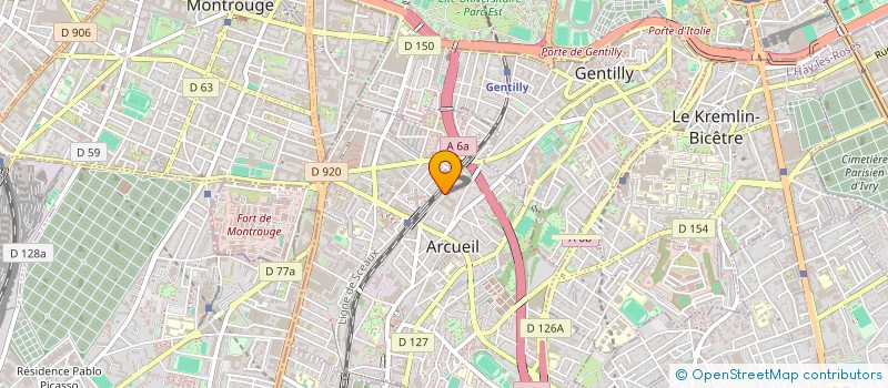 localisation de l'entreprise 442 090 585   ARCUEIL