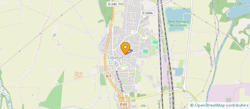 localisation de l'entreprise 442 114 955   LAPALUD