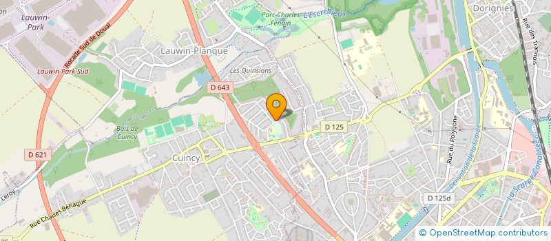 localisation de l'entreprise 442 115 663   CUINCY