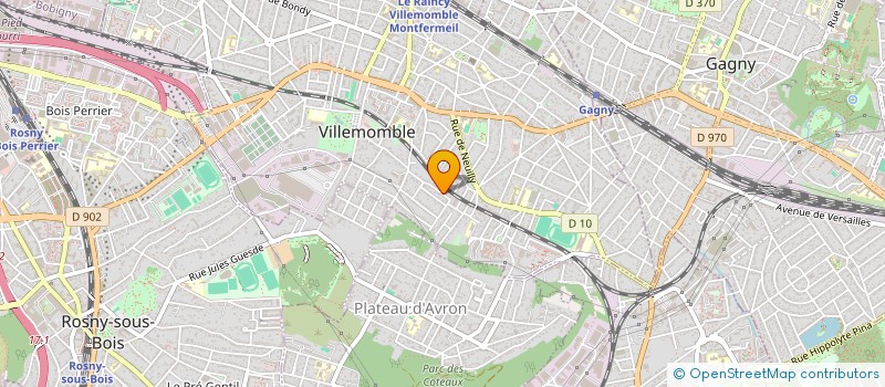 localisation de l'entreprise 442 194 395   VILLEMOMBLE