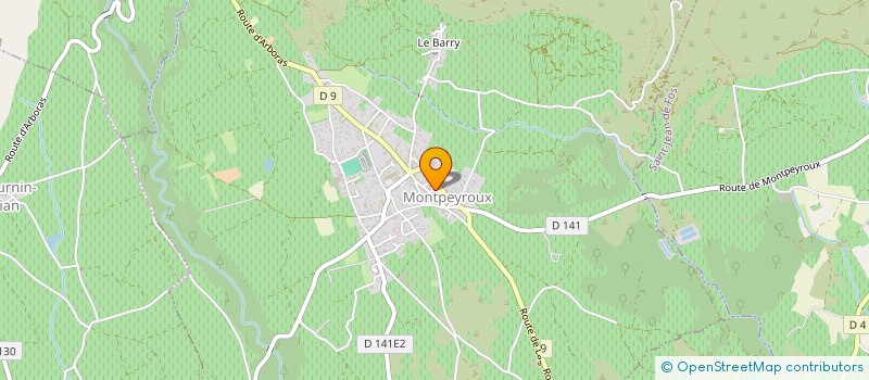 localisation de l'entreprise 442 210 308   MONTPEYROUX