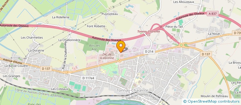 localisation de l'entreprise 442 313 987   ROCHEFORT