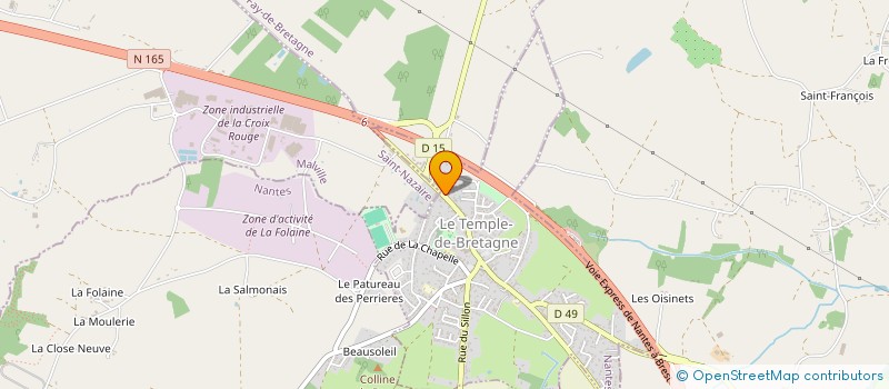 localisation de l'entreprise 442 346 052   LE TEMPLE-DE-BRETAGNE