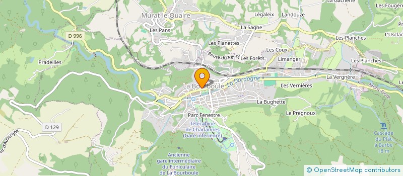 localisation de l'entreprise 442 353 686   LA BOURBOULE