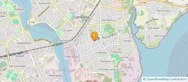 localisation de l'entreprise 442 403 499   LANESTER