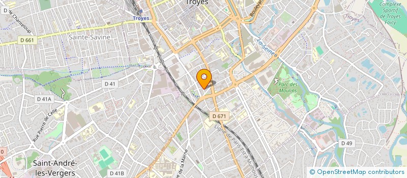 localisation de l'entreprise 442 436 572 à TROYES