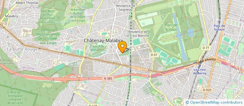 localisation de l'entreprise 442 462 669   CHATENAY-MALABRY