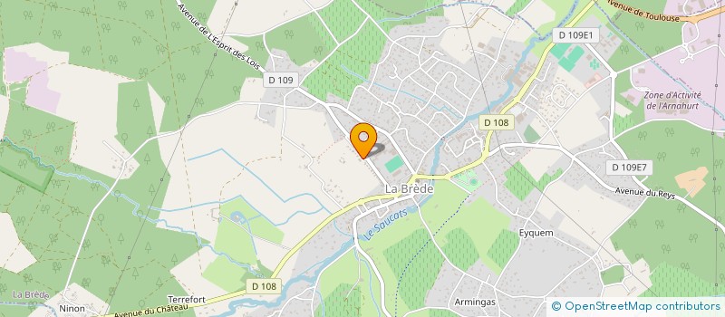 localisation de l'entreprise 442 468 716   LA BREDE