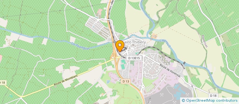 localisation de l'entreprise 442 477 485   SAINT-THIBERY