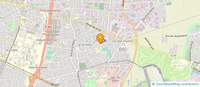 localisation de l'entreprise 442 569 505   BRON