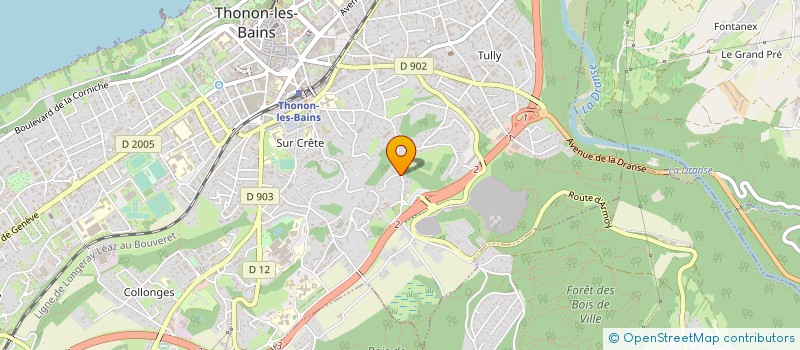 localisation de l'entreprise 442 610 630   EVIAN-LES-BAINS