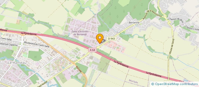 localisation de l'entreprise 442 663 795   MORLAAS