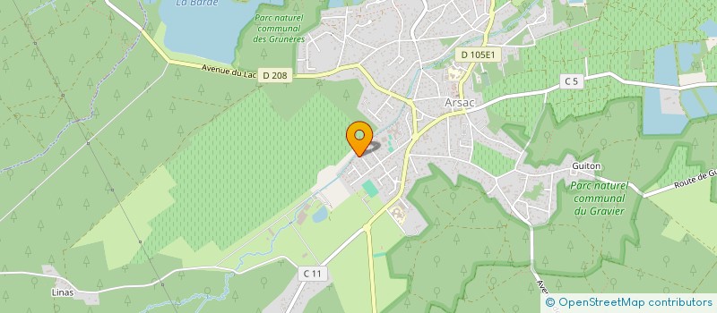 localisation de l'entreprise 442 733 408   ARSAC