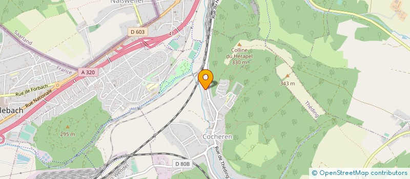 localisation de l'entreprise 442 740 841   COCHEREN