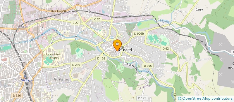 localisation de l'entreprise 442 758 819  à CUSSET
