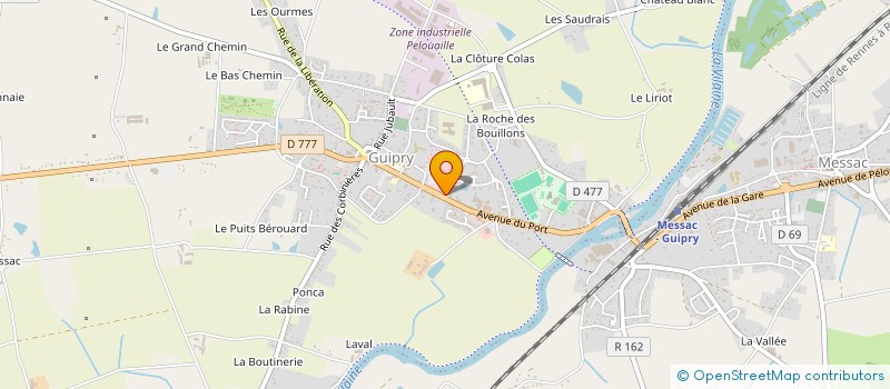 localisation de l'entreprise 442 777 868   GUIPRY-MESSAC