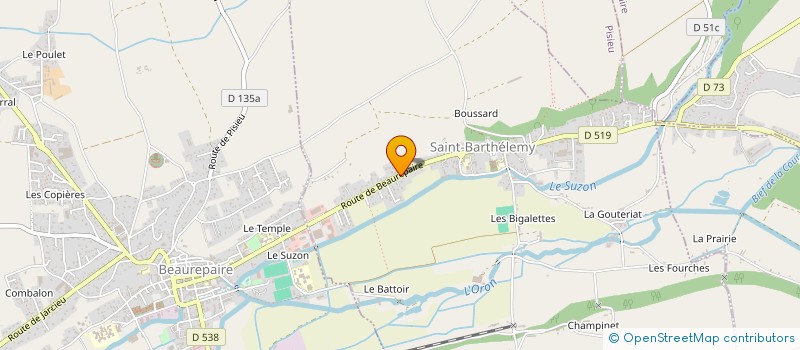 localisation de l'entreprise 442 808 200   BEAUFORT