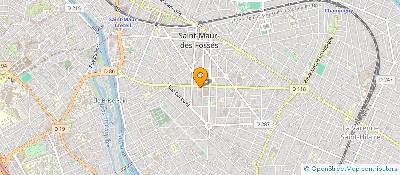 localisation de l'entreprise 442 899 597  à SAINT-MAUR-DES-FOSSES