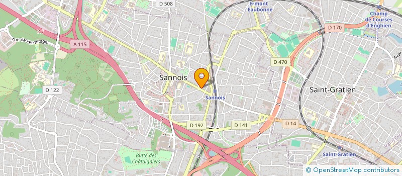 localisation de l'entreprise 442 964 540   SANNOIS