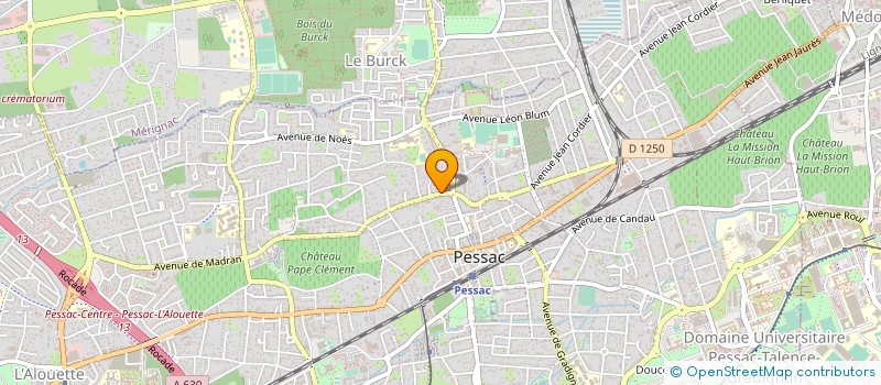 localisation de l'entreprise 442 978 748   PESSAC