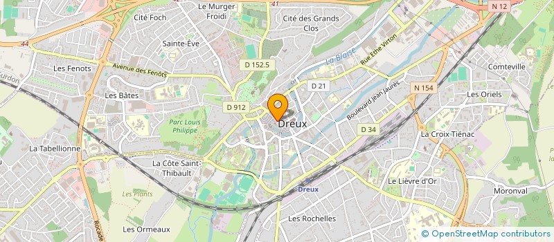 localisation de l'entreprise 442 IMAGE & CONTENT à DREUX